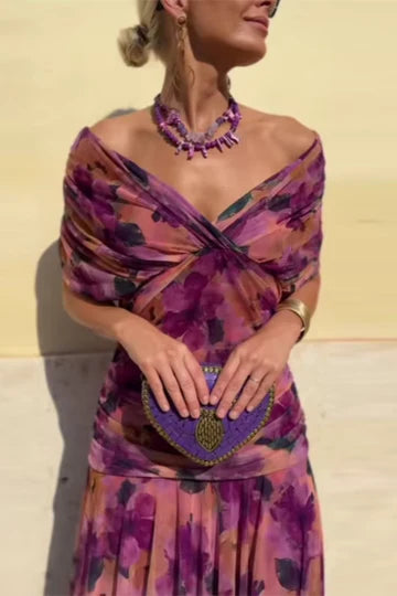 Luisa - Vestido Largo Maxi con Escote en V