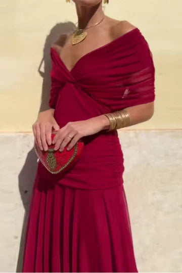 Luisa - Vestido Largo Maxi con Escote en V