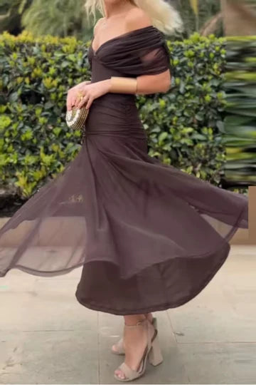 Luisa - Vestido Largo Maxi con Escote en V