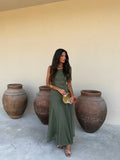 Lucia - Vestido Largo de Tül Verde