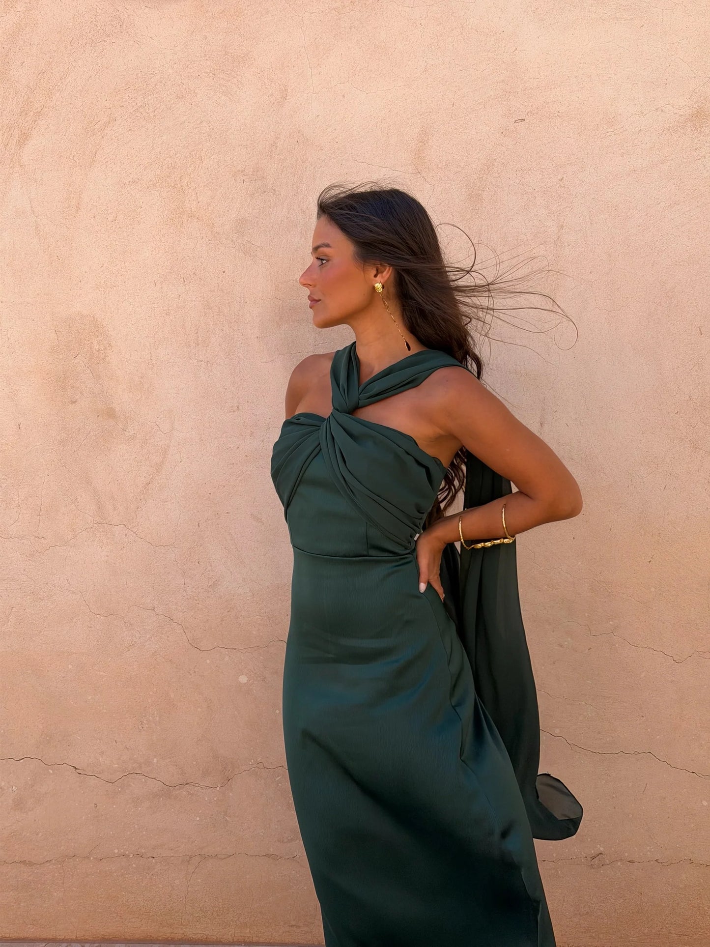 Triana - Vestido Verde Largo