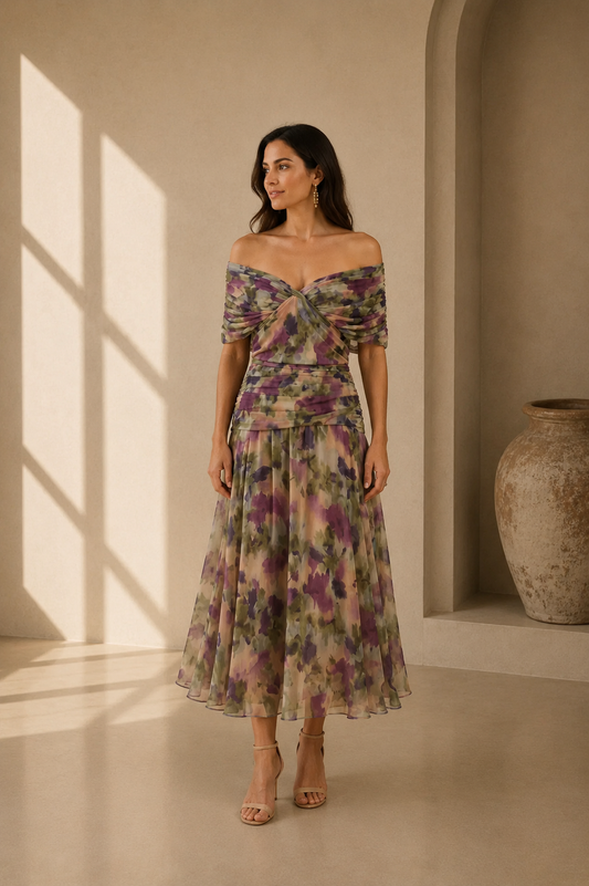 Luisa - Vestido Largo Maxi con Escote en V