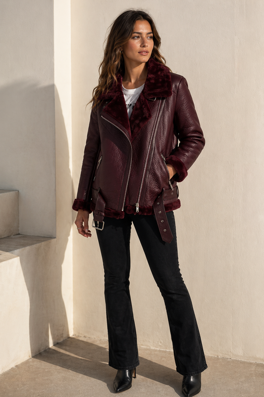 Julia - Chaqueta de Cuero Vegano