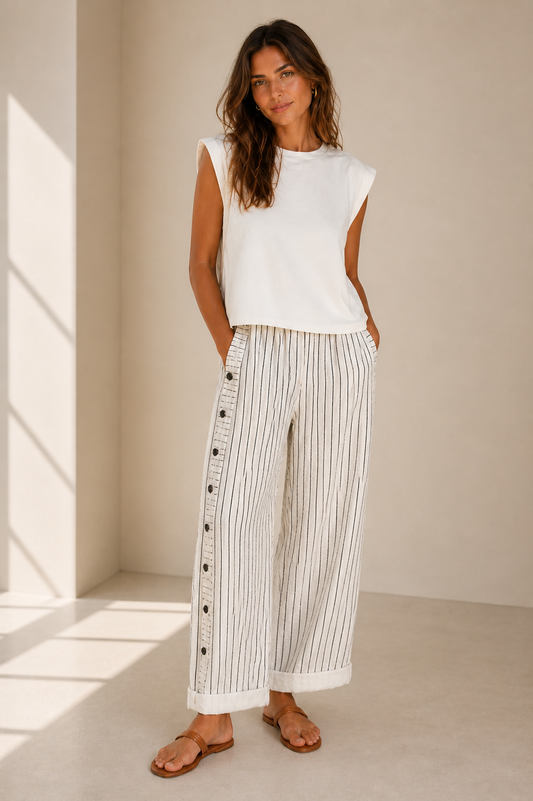 Laura - Pantalones Ligeros de Verano