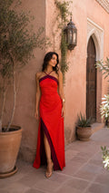 Oasis - Vestido Rojo con Elastano