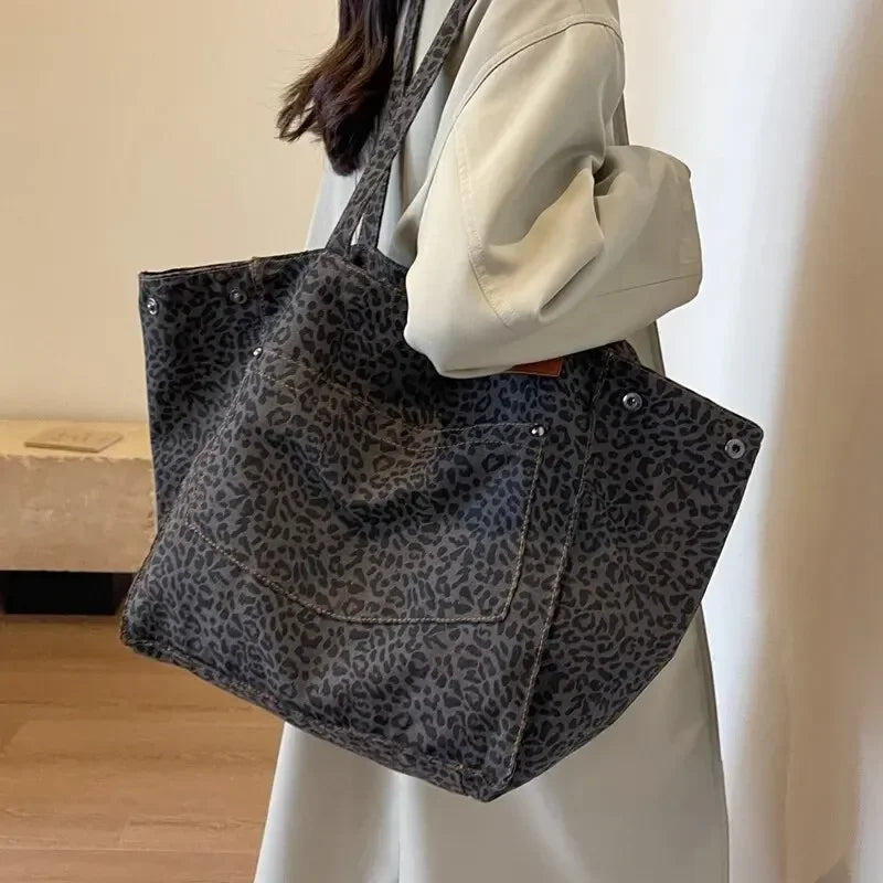 Elsa - Bolso Tote Retro Animal Print