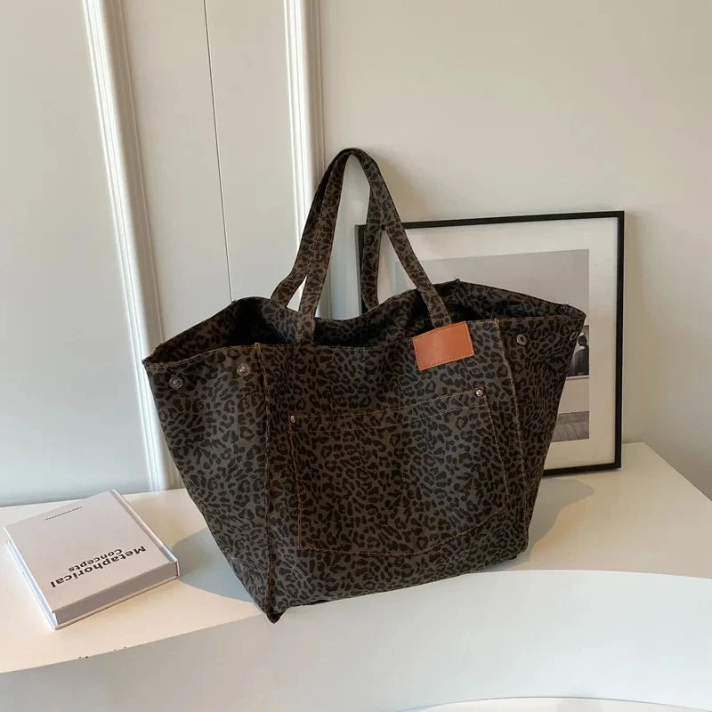 Elsa - Bolso Tote Retro Animal Print