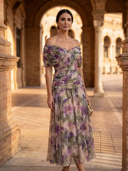 Luisa - Vestido Largo Maxi con Escote en V