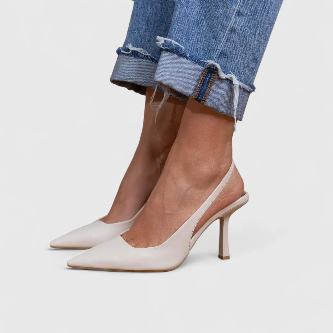 Bella - Zapatos de Tacón Cómodos Slingback