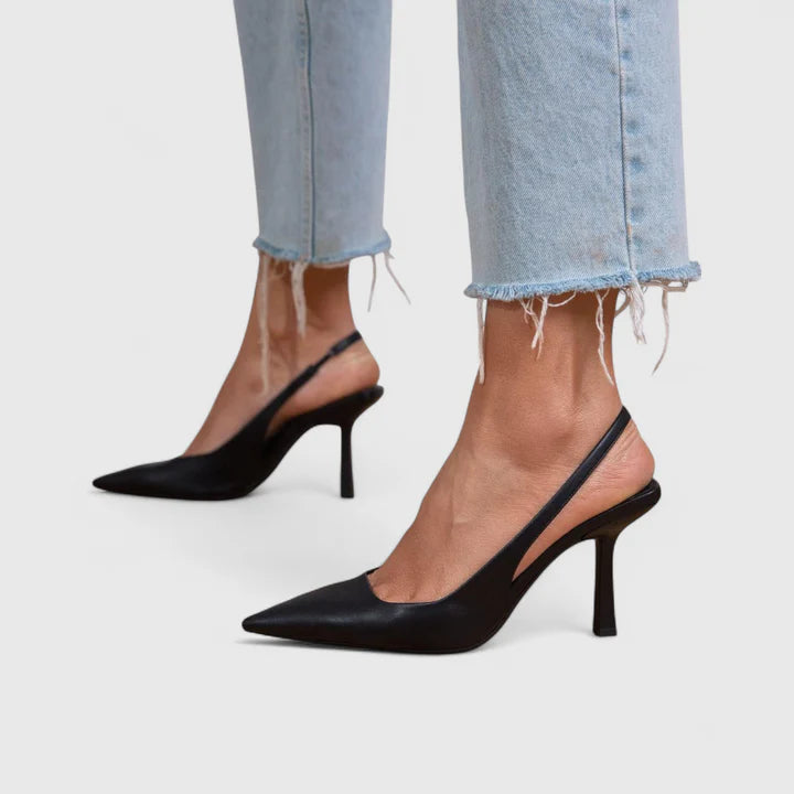 Bella - Zapatos de Tacón Cómodos Slingback