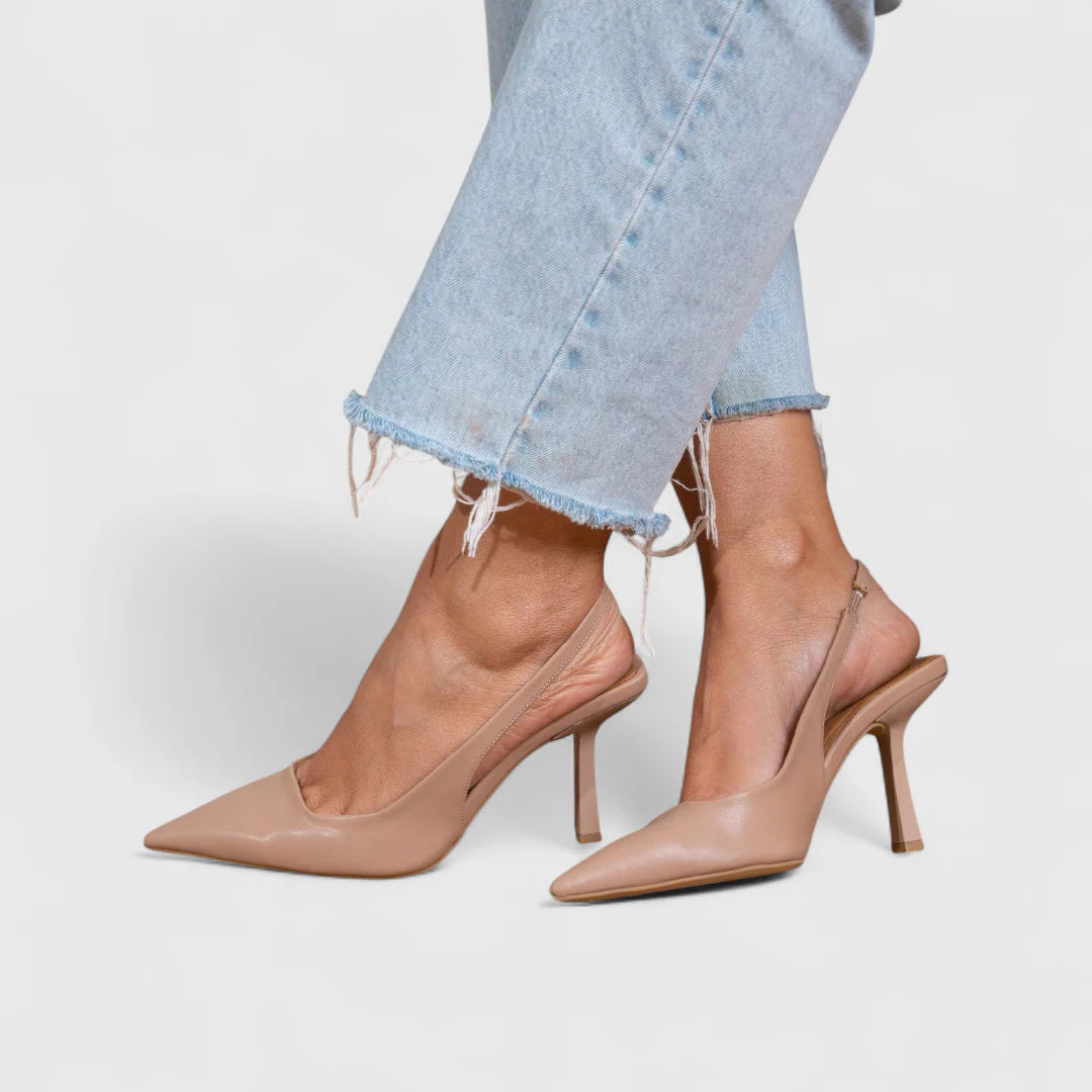 Bella - Zapatos de Tacón Cómodos Slingback