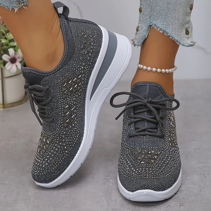 Giselle - Zapatillas Ortopédicas con Pedrería