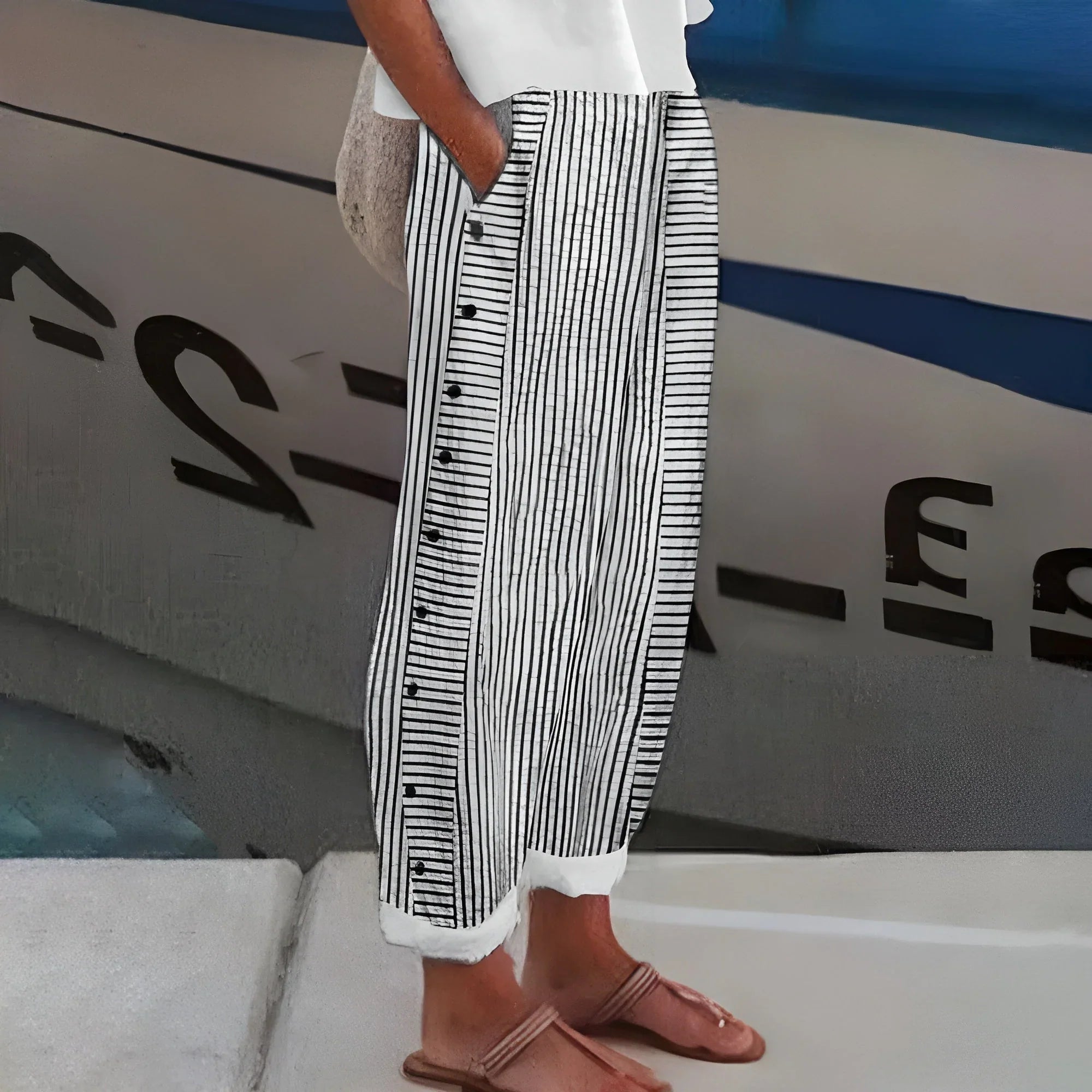 Laura - Pantalones Ligeros de Verano