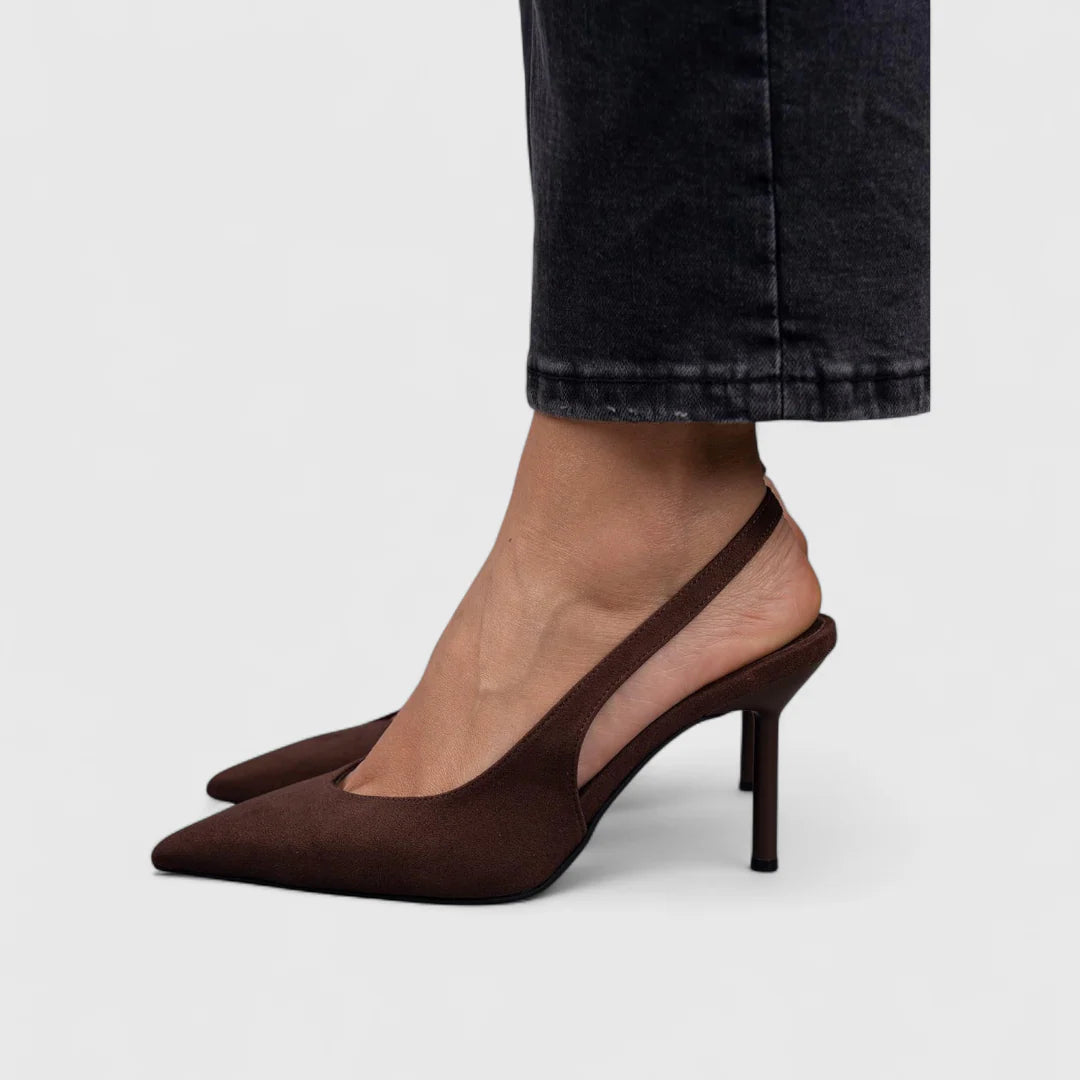 Bella - Zapatos de Tacón Cómodos Slingback