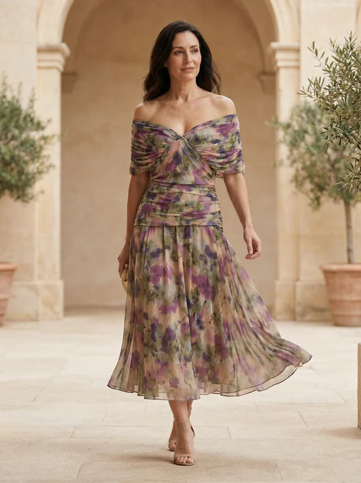 Luisa - Vestido Largo Maxi con Escote en V