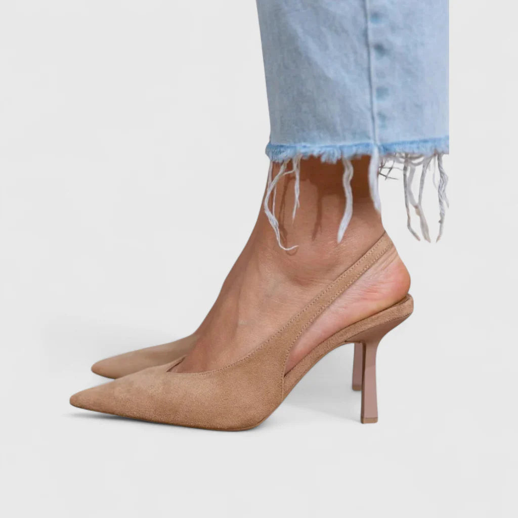 Bella - Zapatos de Tacón Cómodos Slingback